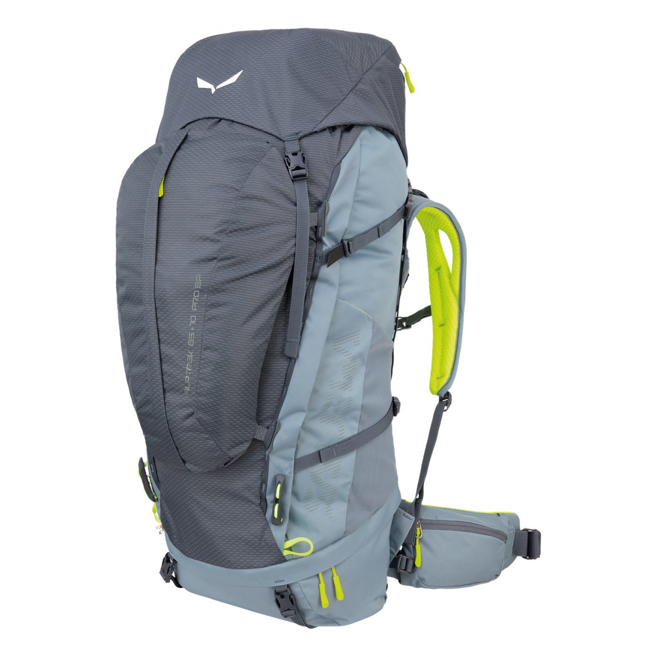 Salewa Alptrek 65+10 L Pro Backpacks Grey/Blue/Grey XMU-913408